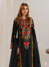 Riwaaj Emb Black 3pc