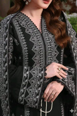 Sohbat Emb Black 3pc