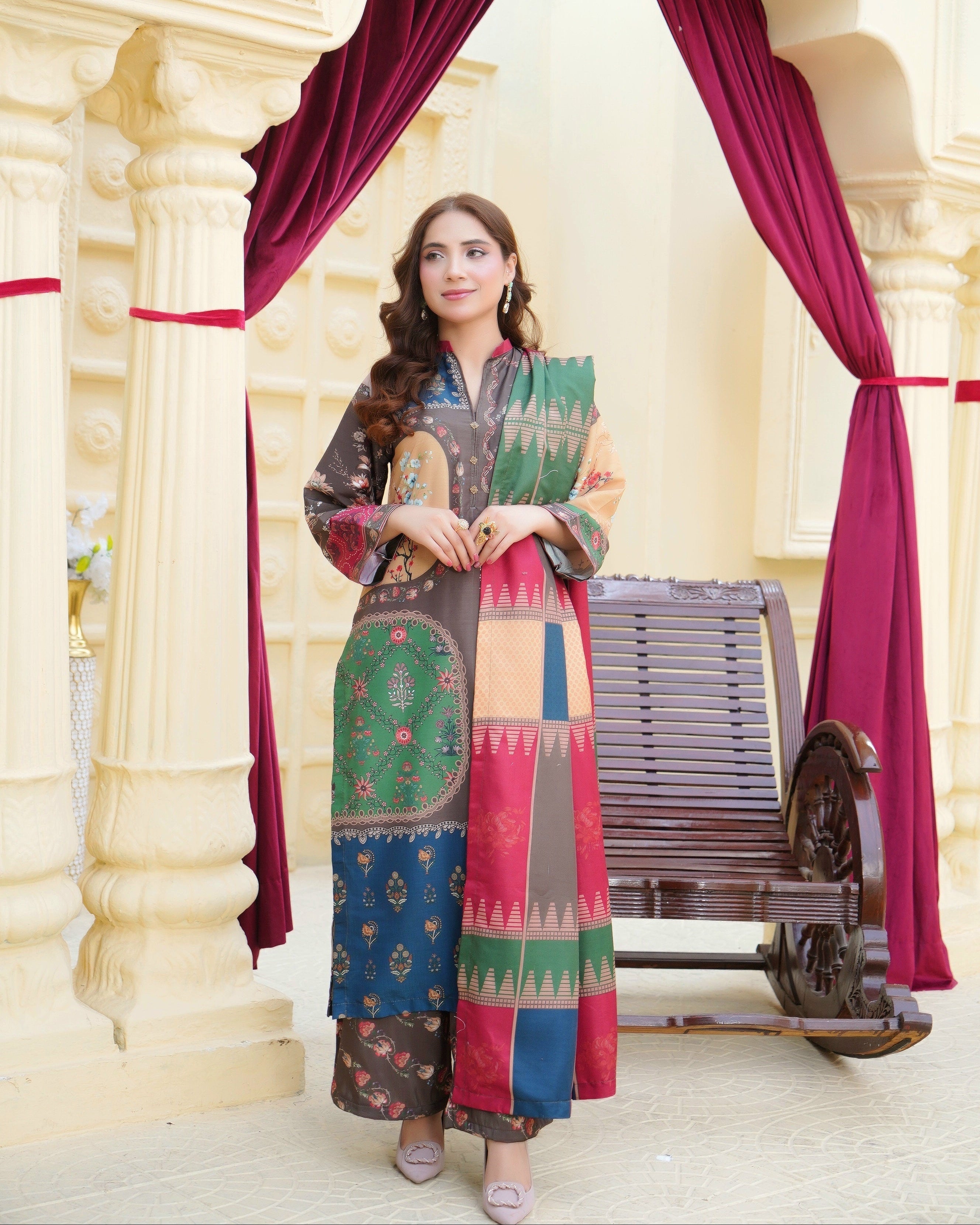 Erum Digital Print 3pc