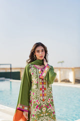 Murawat Green Emb 3pc