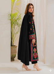 Riwaaj Emb Black 3pc