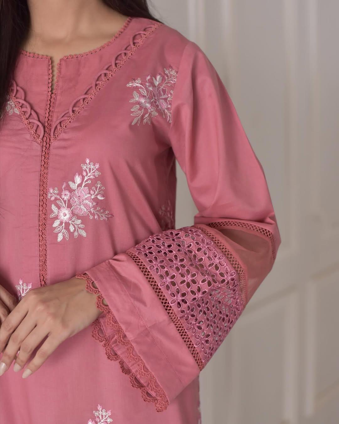 Horiya Emb Co-ord Set - Riwaiti Rang