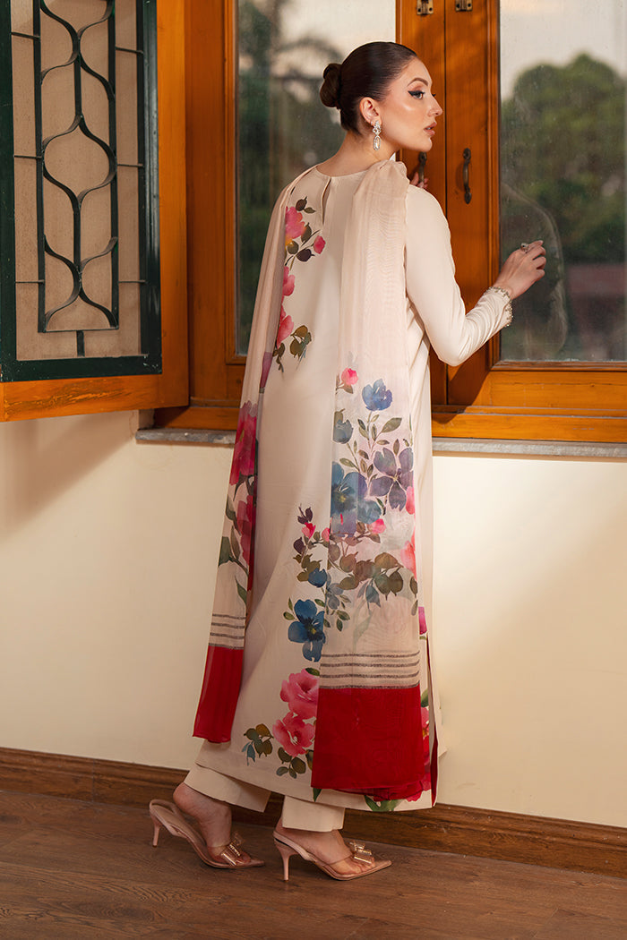 Komal Printed with Handwork 3pc