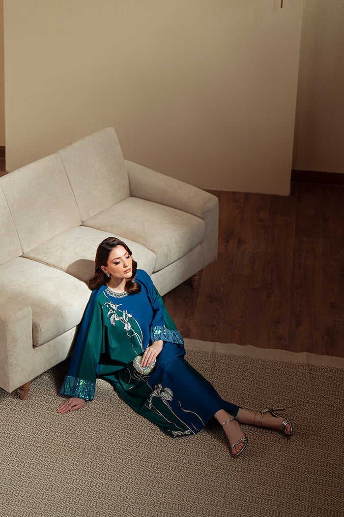 Eman Printed with Handwork 3pc