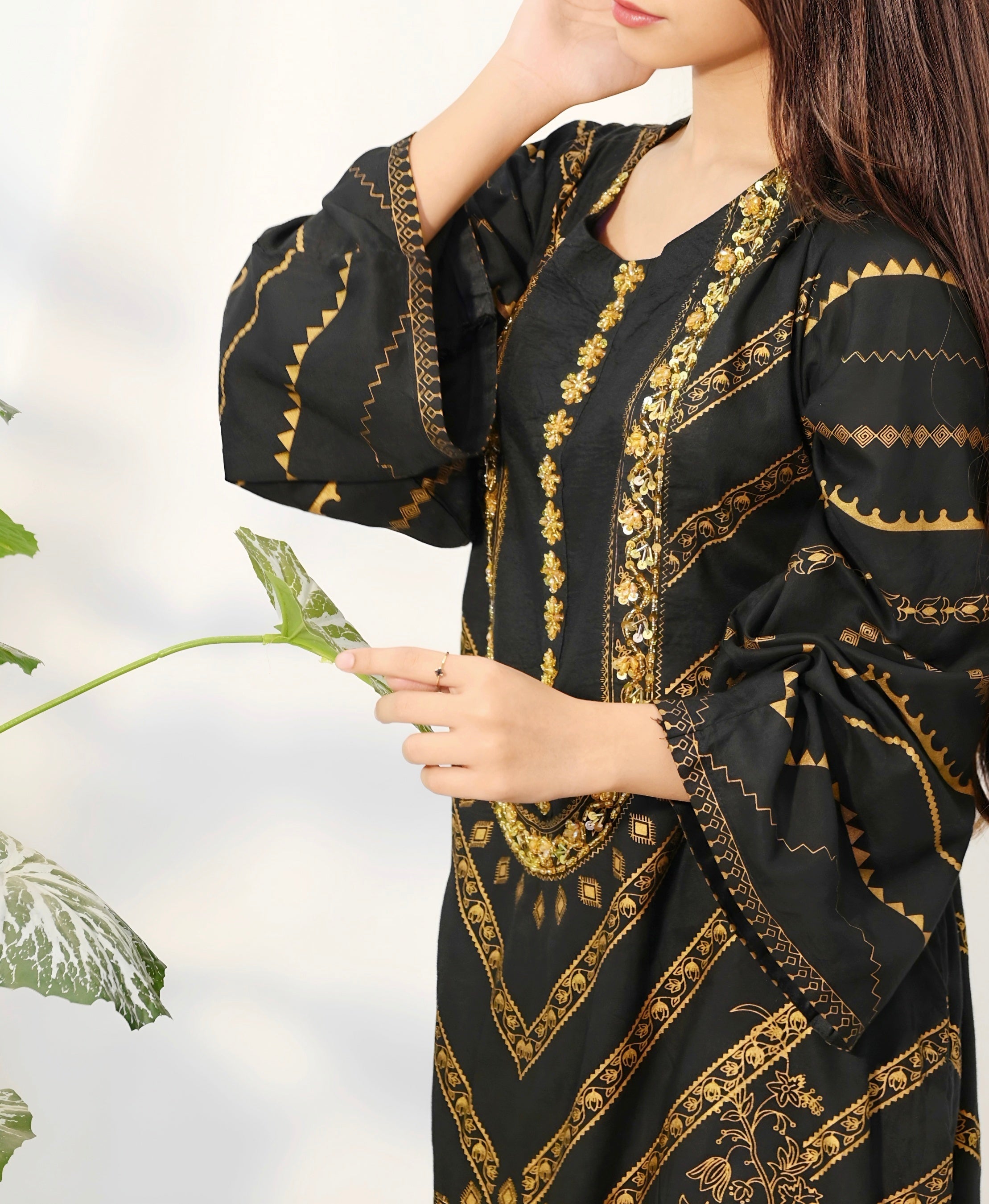 Saadgi Handwork Neck 2pc